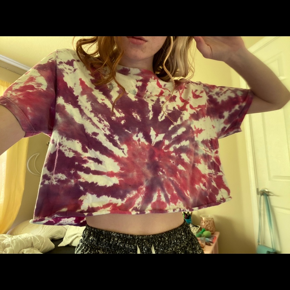 Tie dye crop top